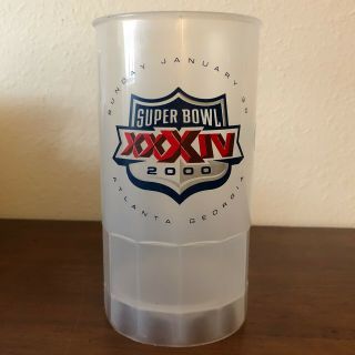 Bowl Xxxiv 2000 St Louis Rams Vs Tennessee Titans Tall Mug Drinking Cup