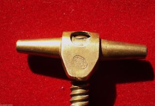antique corkscrew bronze made in italy 2
