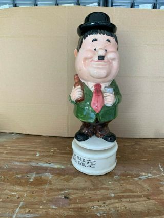 Oliver Hardy Musical Whiskey Bottle Plays - For Auld Lang Syne