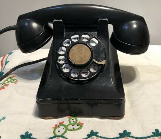 1937 Western Electric Model 302 Metal I Love Lucy Black Phone