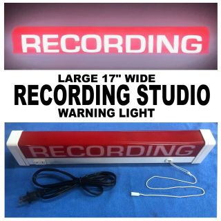 Large Recording Broadcast On Air Studio Lighted Sign Light 120 Volt Buy It Now