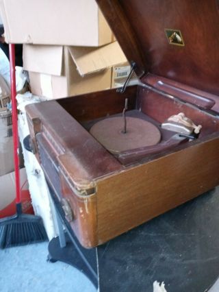 Vintage RCA Victor 65U Victrola Phonograph AM Tube Radio 3