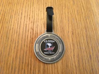 Official Pebble Beach Us Open 2019 Metal Bag Tag Spyglass Hill Spanish Bay