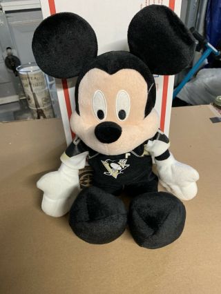 Disney Mickey Mouse 16 " Plush Nhl Pittsburgh Penguins Hockey