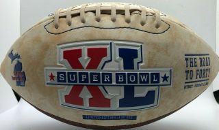 Bowl Xl Commemorative Football - Steelers Vs Seahawks Nfl
