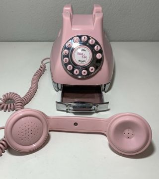 Pink Mary Kay Phone Retro / Vintage Style Push Button Rotary Dial
