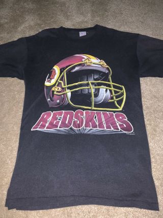 Vintage 90s Washington Redskins T - Shirt Graphic Tee Nfl Football Size Xl