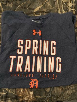 Detroit Tigers Under Armour Spring Training T Shirt Xxl
