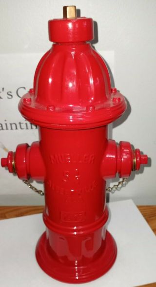 Lionstone Red Fire Hydrant Whiskey Decanter 12 