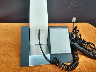 Bang & Olufsen B&o Beocom 1401 Black Corded Telephone Gray Table Base Us Plug