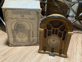 Thomas Collectors Edition Radio Am - Fm - Afc Wooden Dark Brown