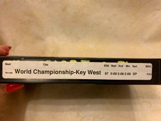 Vtg Offshore Powerboat Racing Vhs - Key West World Championship 1987