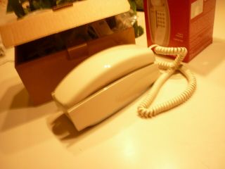 (in The Box) Light Beige Touch Tone Western Electric “trimline” Wall Phone