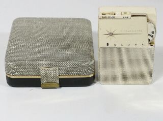 Vintage Bulova 6 Transistor Radio W/ Box - / Repair