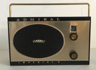 Vintage Transistor Radio Admiral Imperial 8 Radio Model Y2091
