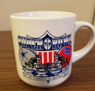 Bowl Dallas Cowboys Vs.  Buffalo Bills Xxvii Coffee Mug