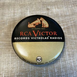 Vintage Rca Victor Victrola Records Radios Nipper Dog Lp Cleaner Pad Brush