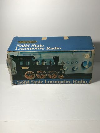 Vintage Train Locomotive 1828 Am Solid State Radio -