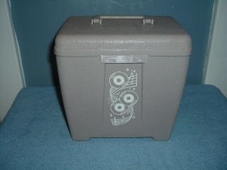 Rare Vintage Lustro Ware Record Case Carrier Holder Nmt