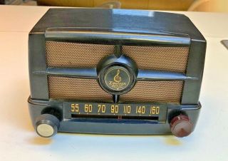Antique Art Deco Bakelite Emerson Radio,  Television Tube Radio Prop Design