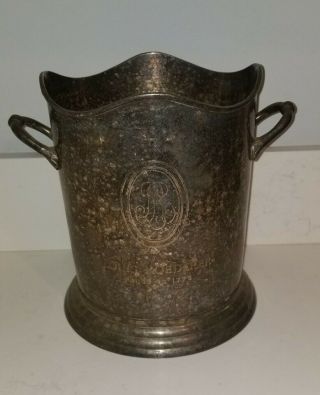 Vintage Louis Roederer Champagne Ice Bucket Double Sided