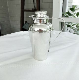 Fabulous Gorham Art Deco Sterling Silver 2 1/2 Pint Cocktail Shaker/decanter,