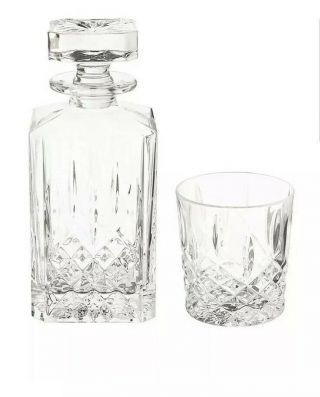 Waterford Marquis Brady Decanter & DOF,  2 Glasses Double Old Fashioned 2