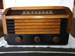 Antique 1945 Rca Victor 56x3 His Master Voice Superheterodyne Vintage Old Radio