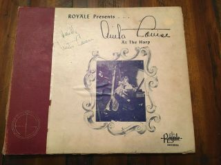 Rare Autographed Anita Louise Record Album 78 Rpm Autographed Rare Moviestar