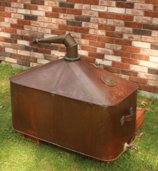 WOW Large Antique 40 Gallon,  Moonshine Whiskey,  Copper Still NR 2