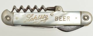 Schlitz Brewing - Beer That Made Milwaukee Famous Knife / Corkscrew