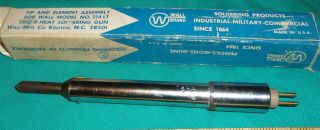 Wall Replacement Soldering Iron Tip & Element Assy w/ Box 214LT 2