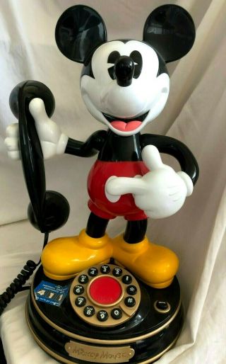 15 " Disney Mickey Mouse Talking Dial Telephone