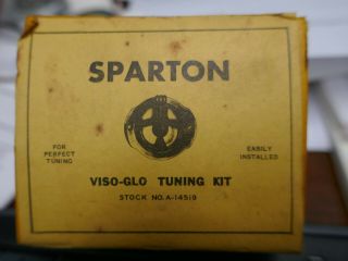 - Very Rare 1935 Sparton Viso - Glo Electric Eye Tuning Kit