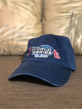 2004 World Series St Louis Cardinals Boston Red Sox Strapback Hat Cap Mlb