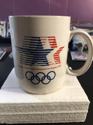 Olympics 1984 Los Angeles Coffee Cup 23rd Olympiad Papel Vintage Memorabilia