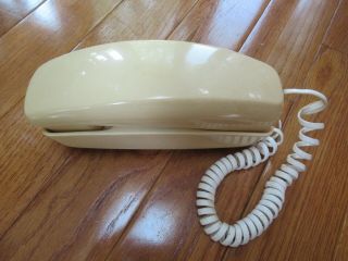 Vintage Western Electric Beige Rotary Dial Trimline Wall Phone Cs223a 8366