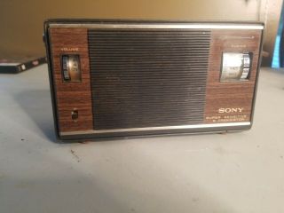 Vintage Sony (6r - 11?) Sensitive 9 Transistor Radio