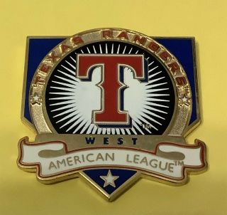 Texas Rangers American League Western Division Mlb Baseball Collector Pin