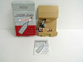 Crystal Rocket Radio W/original Box & Instructions