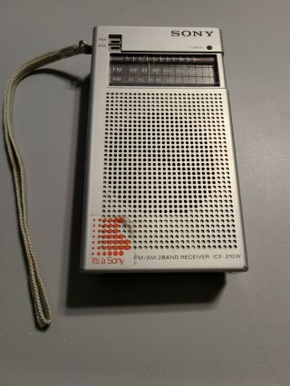 Sony Vintage Transistor Am - Fm Radio (collectors Item) &