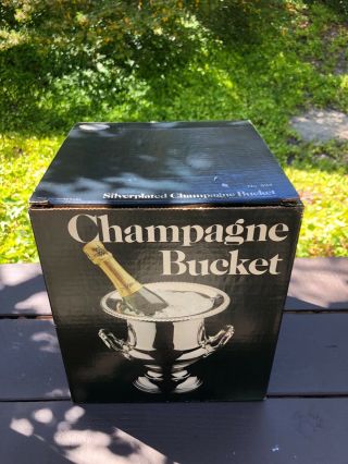 Vintage Leonard 534 Silver Plate Champagne Wine Ice Bucket Wine Cooler Liner