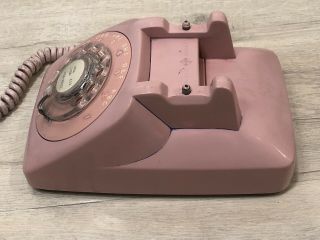 Vintage 1960’s Automatic Electric Pink Rotary Telephone Princess Phone (C3) 3