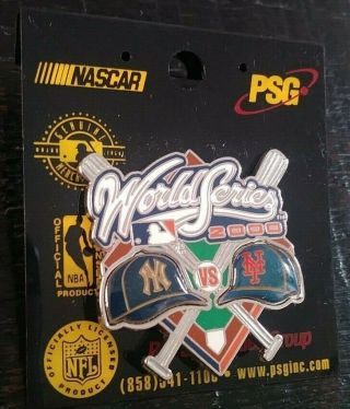 2000 World Series Ny Yankees Vs Ny Mets Psg Collectible Enamel Pin Rare