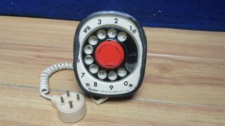 Vintage Ericofon Cobra Rotary Dial Telephone Beige/yellow North Electric 593174