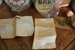 Vintage Spartus Backward Running Bar Is Open - Closed Pub Clock Cool 2