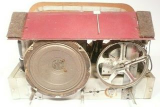 Vintage Rca Radiola 61 - 5 Part: Chassis W/ 5 Tubes & Speaker
