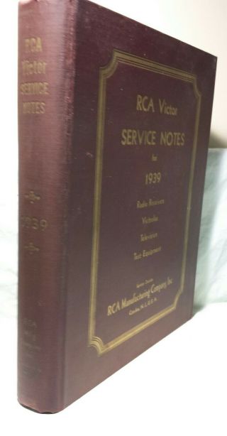 Rca Victor Service Notes For 1939 Repair Broadcast Receivers Schematics Radio
