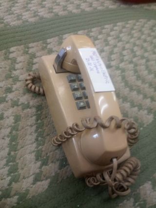 1960s Western Electric Bell System Push Button Wall Phone