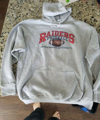 Shippensburg University Pa Raiders Football Sweatshirt Large
